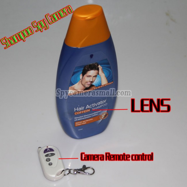 Hd spion kamera til shampoo 1080P DVR 32G HD Bevægelsesdetektion bedste spionudstyr