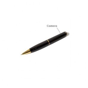 Spy Pen Hidden DVR Cam Gold Hi-res 30FPS Audio Video Pen Photo Camera
